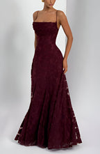 Francis | Romantisches Spitzen-Maxikleid