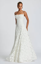 Francis | Romantisches Spitzen-Maxikleid