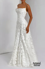 Francis | Vestido largo de encaje romántico Kleider