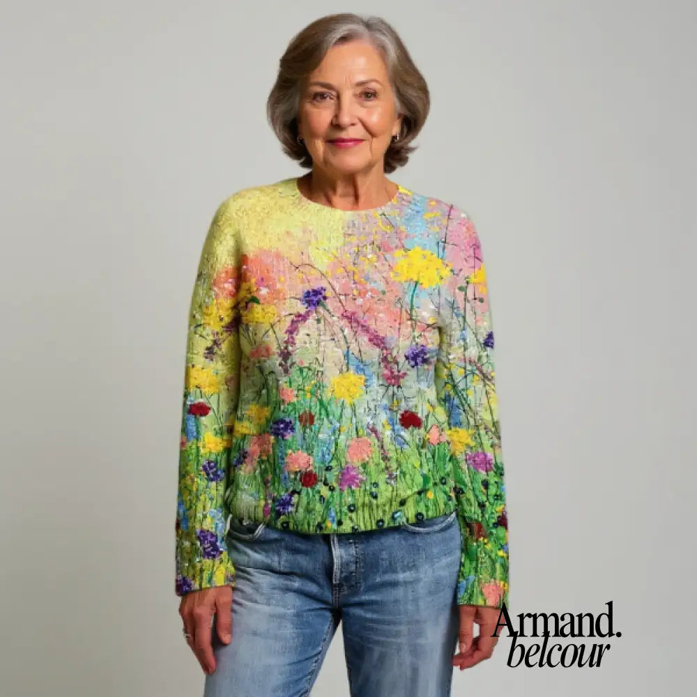 Francisca - Suéter de lana tejido a mano