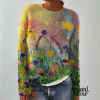 Francisca - Suéter de lana tejido a mano S