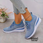 Gabriela | Zapatillas deportivas de sujeción con brillantes