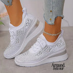 Gabriela | Zapatillas deportivas de sujeción con brillantes