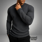 Germán | Suéter acanalado Gris / S