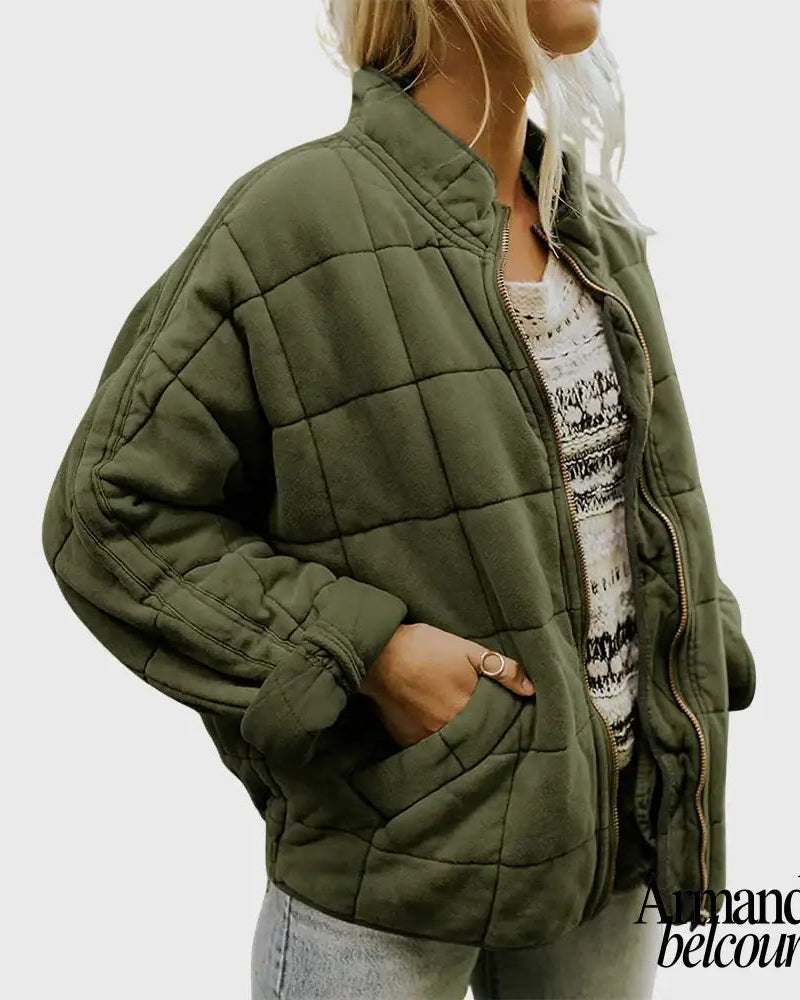 Grid | Chaqueta elegante Caqui / S