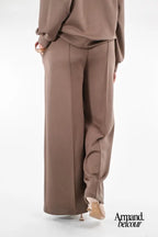 Hally | Pantalón cómodo para mujer - Marrón Abbigliamento e accessori