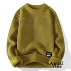 Hanna | Suéter de punto de manga larga Verde Oliva / M