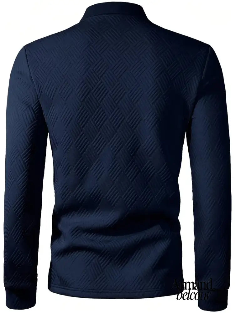 Henry | Polo casual con botones y trama especial