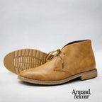 Heraldo | Botas chukka de cuero Marrón claro / 38