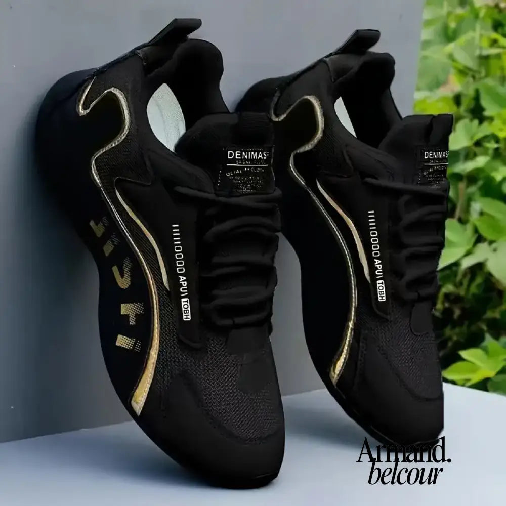 Horace | Zapatillas cómodas con cordones Negro / 39