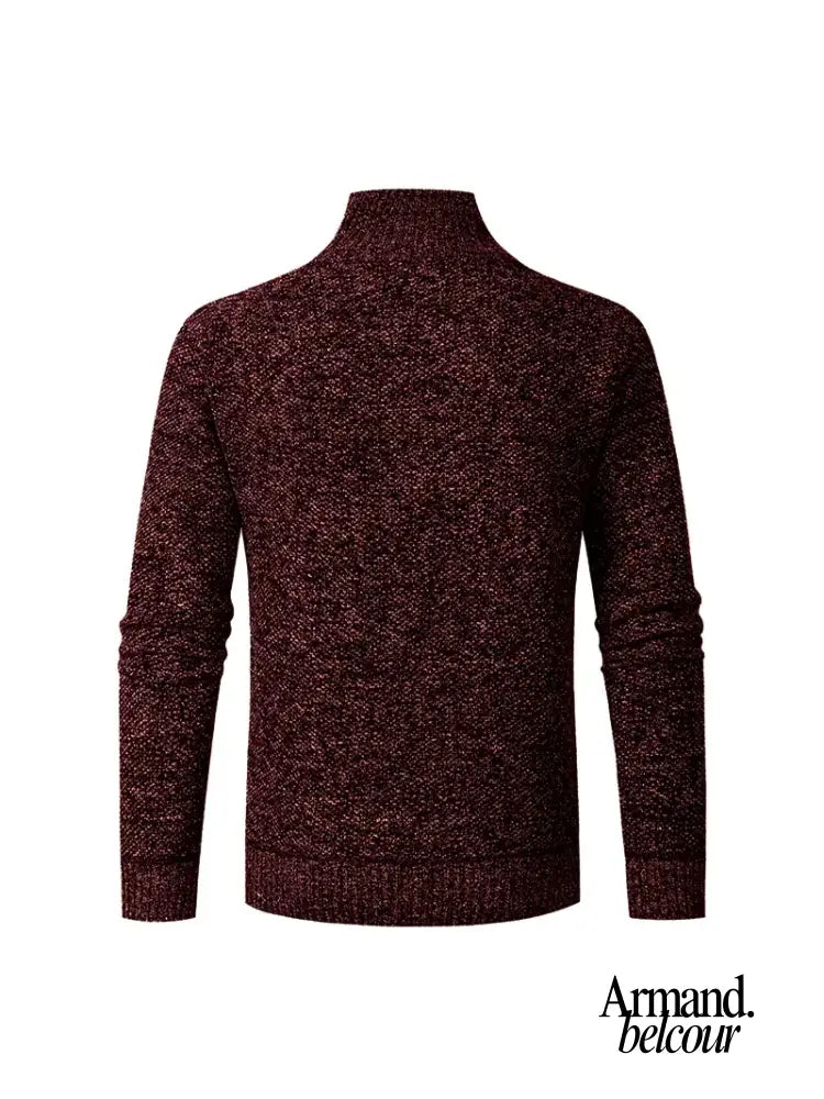 Ingram | Suéter informal de cuello alto con cremallera