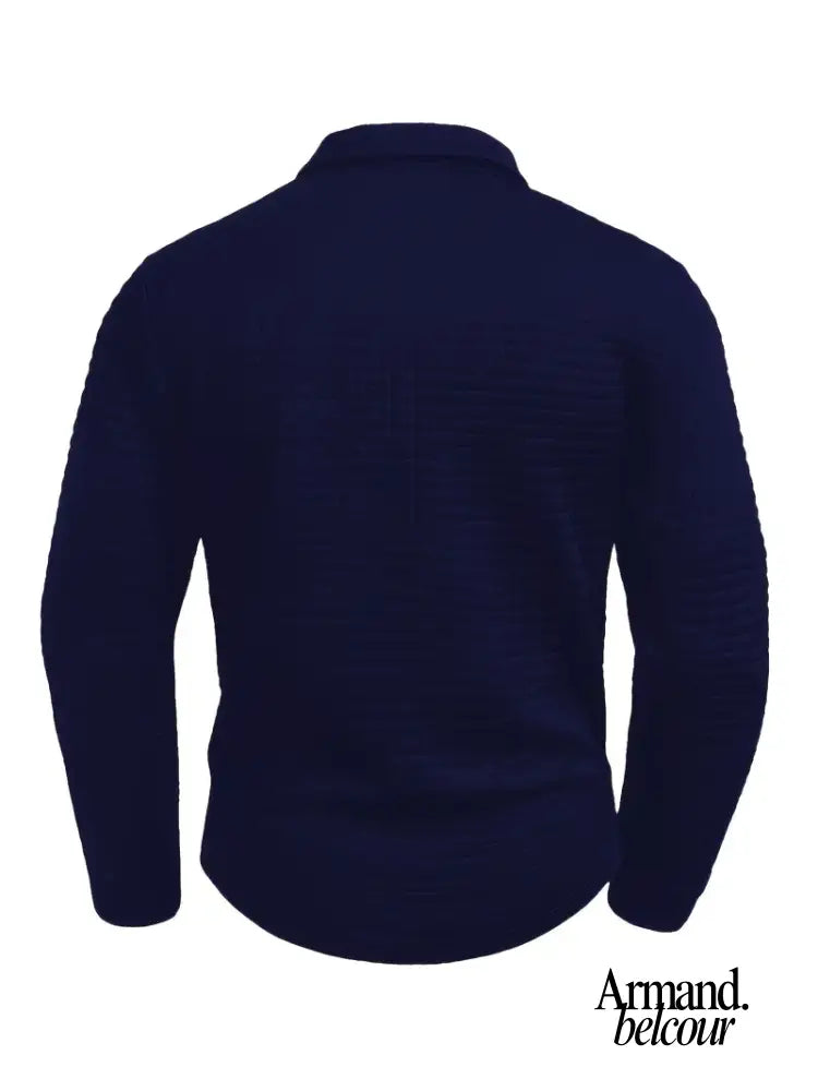 Izan | Polo texturizado con bolsillo en la manga