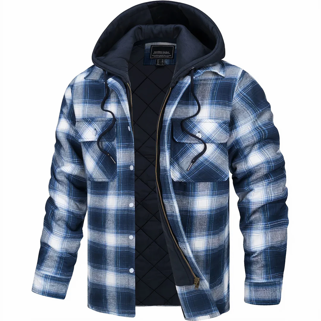 Jackson™ | Giacca a quadri con zip