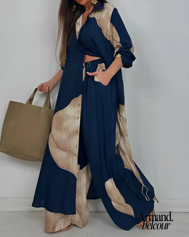 Jacky | Conjunto Elegante XS / Azul Marino