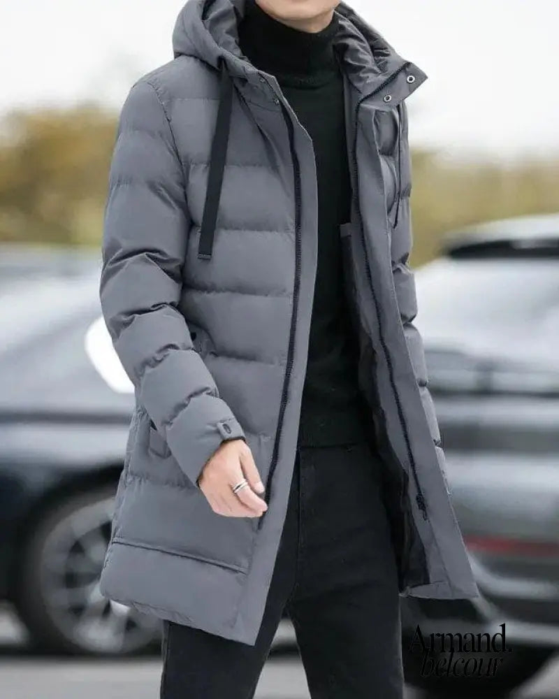 Jansen | Chaquetón de invierno elegante Gris / S fashion men
