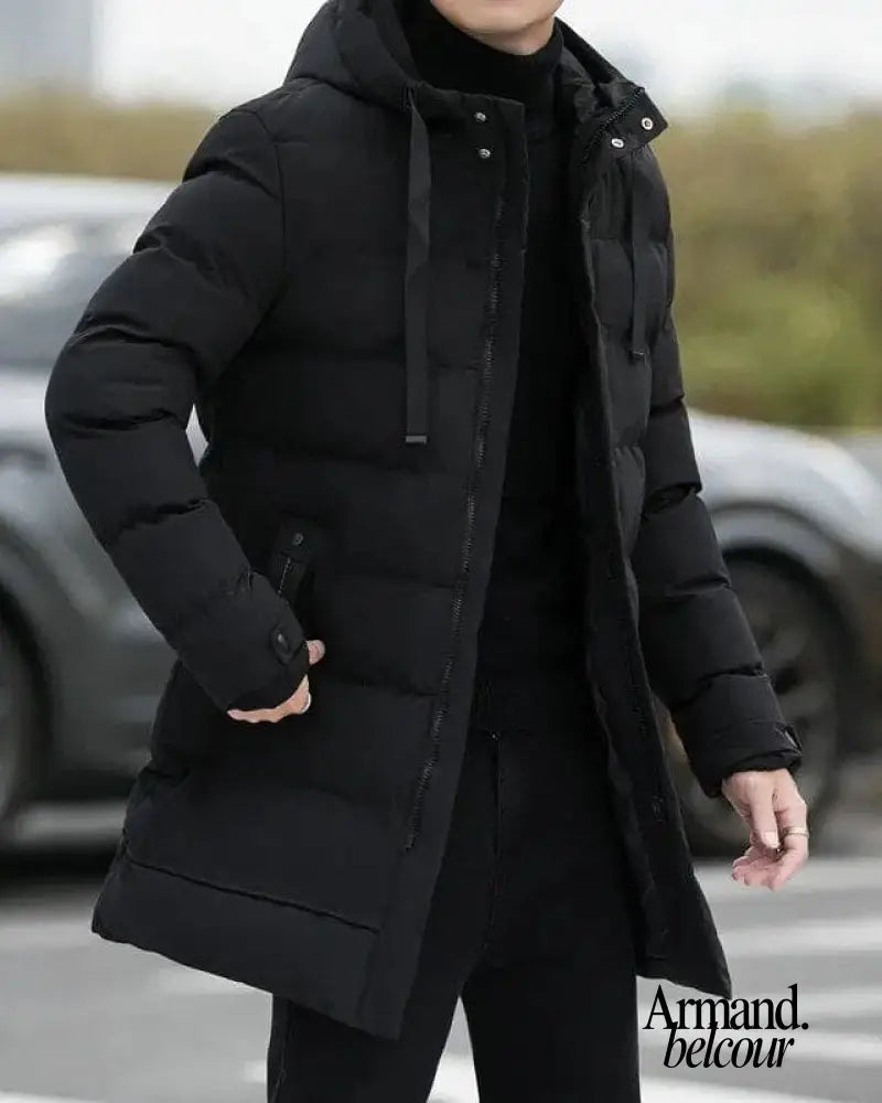 Jansen | Chaquetón de invierno elegante Negro / S fashion men