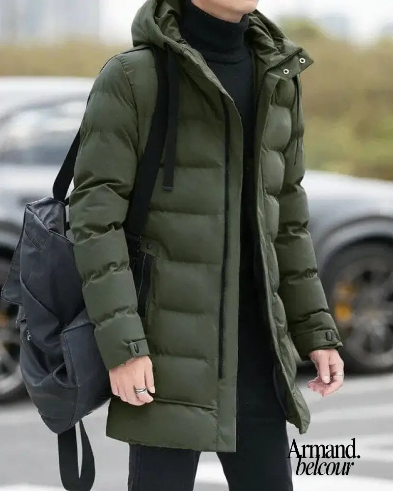 Jansen | Chaquetón de invierno elegante Verde / S fashion men