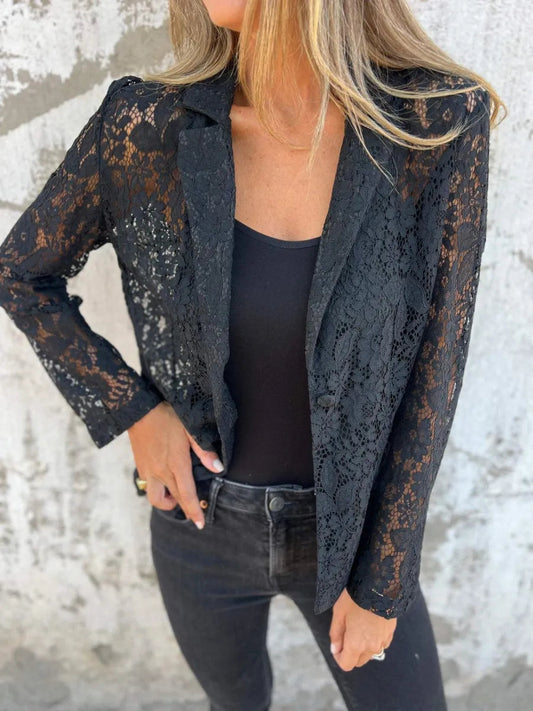 Aloe | Blazer de Encaje Elegante