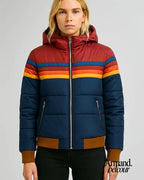 Jennifer | Chaqueta de aspecto retro con comodidad moderna. Azul Marino / S