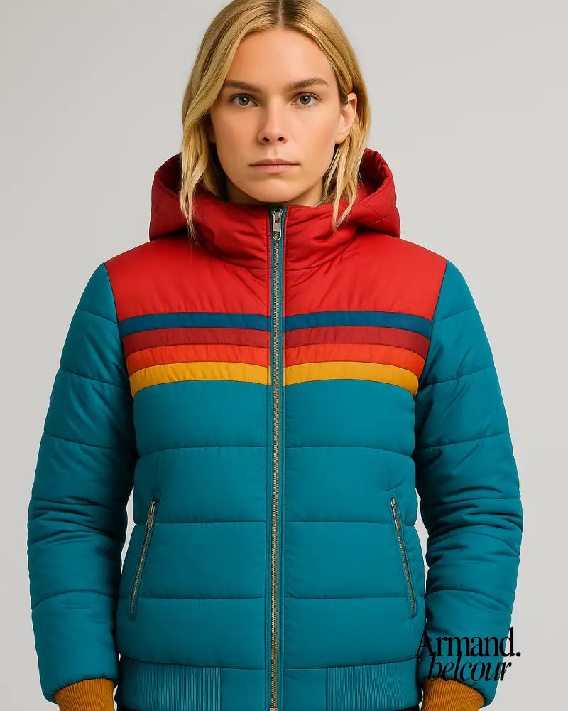 Jennifer | Chaqueta de aspecto retro con comodidad moderna. Azul / S