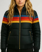 Jennifer | Chaqueta de aspecto retro con comodidad moderna. Negro / S