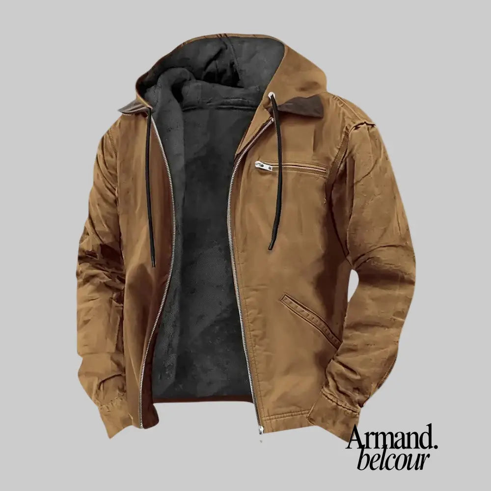 Joaquín | Elegante chaqueta de otoño Marrón / S