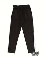 Jonás | Pantalones de punto de pierna ancha con botones laterales