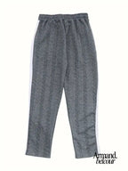 Jonás | Pantalones de punto de pierna ancha con botones laterales