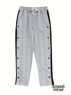 Jonás | Pantalones de punto de pierna ancha con botones laterales