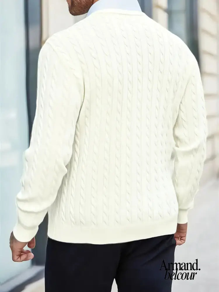 Jonny | Suéter de cuello alto de punto de manga larga