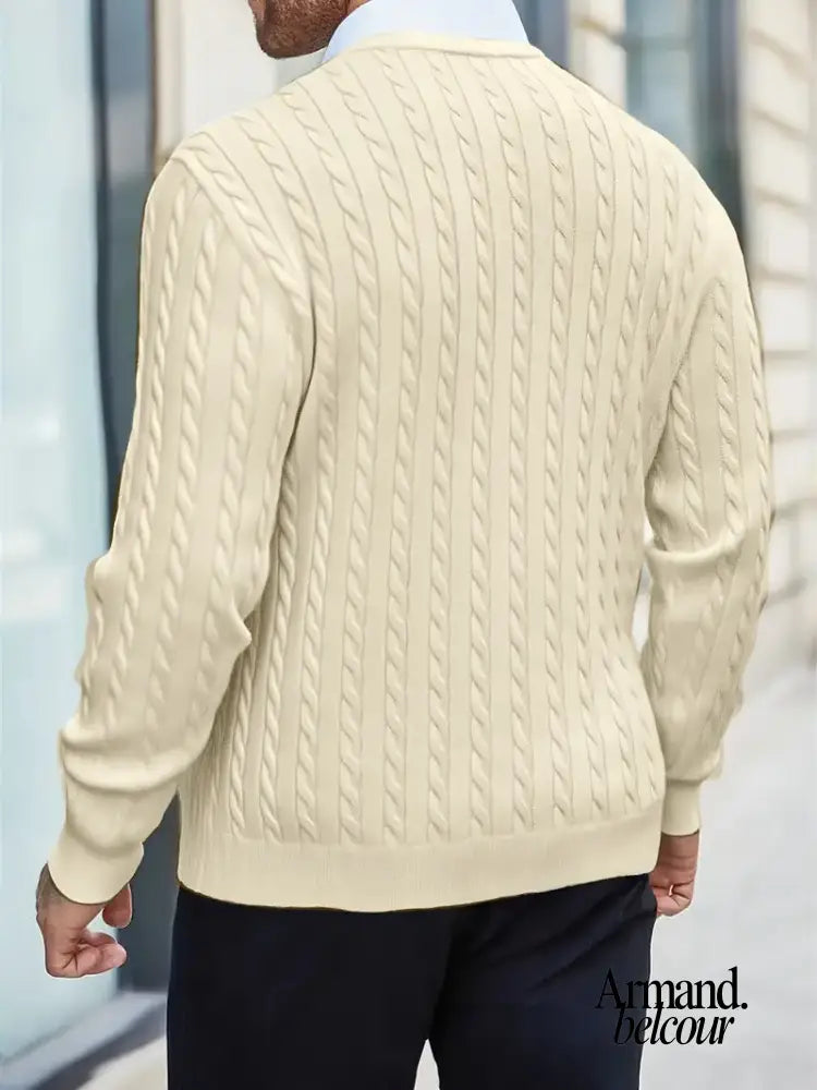 Jonny | Suéter de cuello alto de punto de manga larga