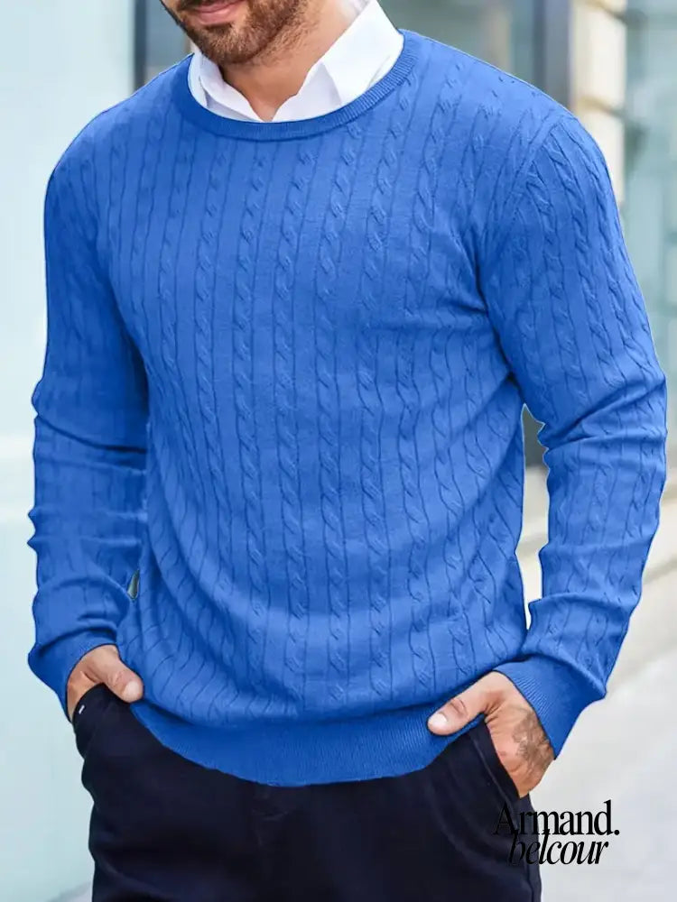 Jonny | Suéter de cuello alto de punto de manga larga