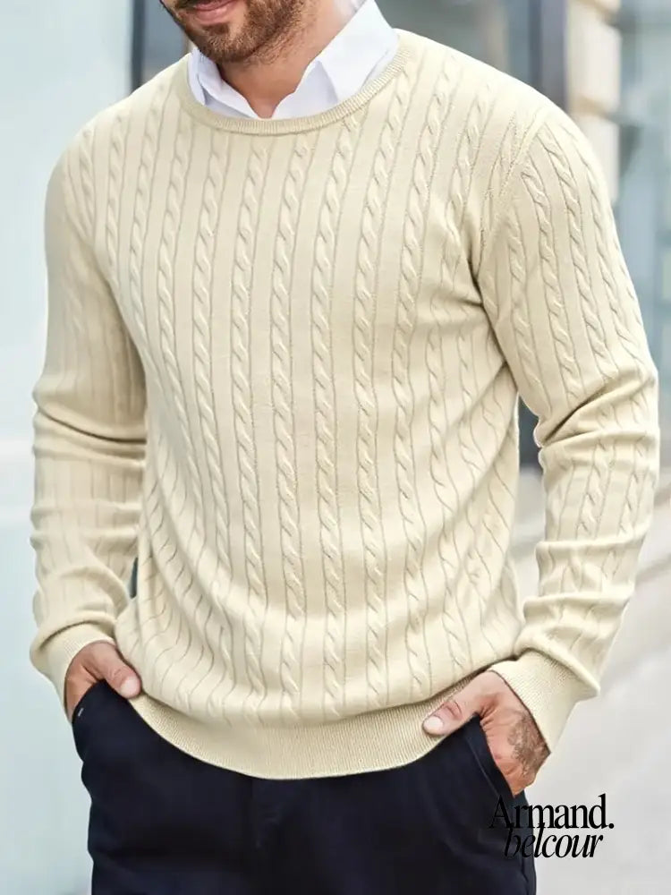 Jonny | Suéter de cuello alto de punto de manga larga