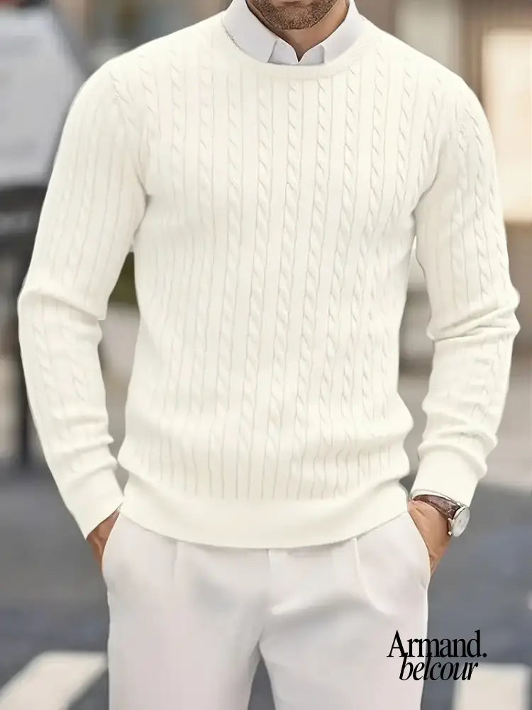 Jonny | Suéter de cuello alto de punto de manga larga