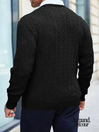 Jonny | Suéter de cuello alto de punto de manga larga