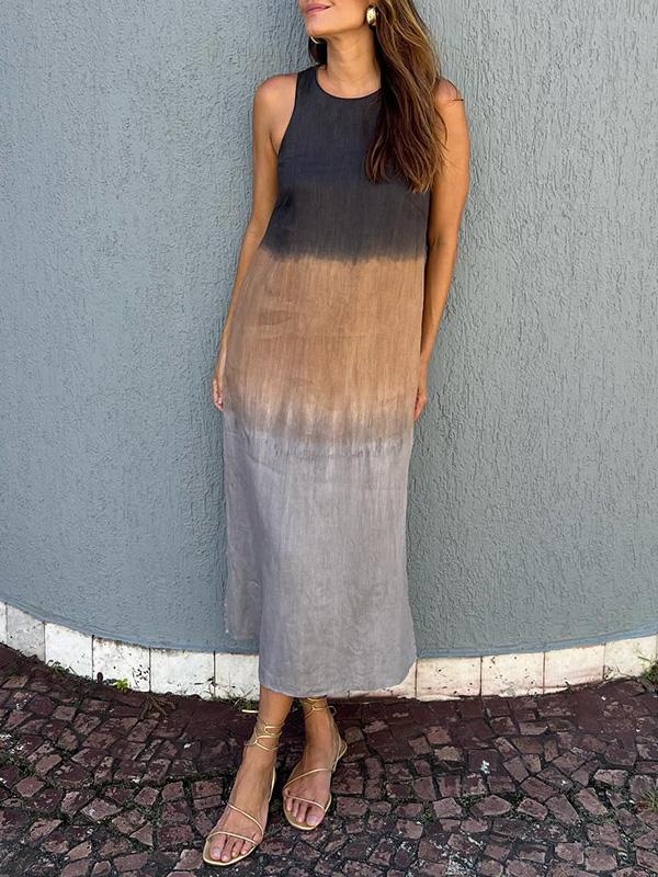 Aurelia | Elegantes Kleid mit Naturdruck