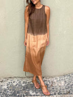 Aurelia | Elegantes Kleid mit Naturdruck