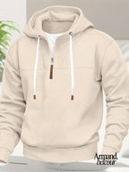 Kolton | Sudadera con capucha y media cremallera