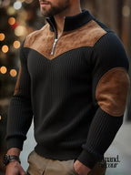 Kraken | Suéter de punto casual con media cremallera