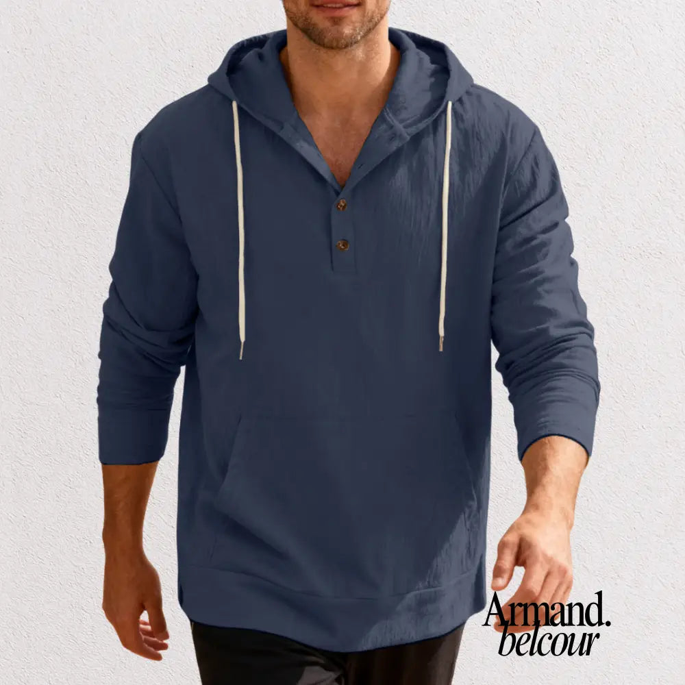 Liam | Chemise Élégante à Poche Azul Marino / S