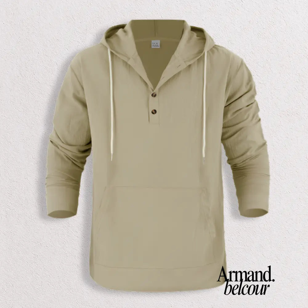 Liam | Chemise Élégante à Poche Beige / S