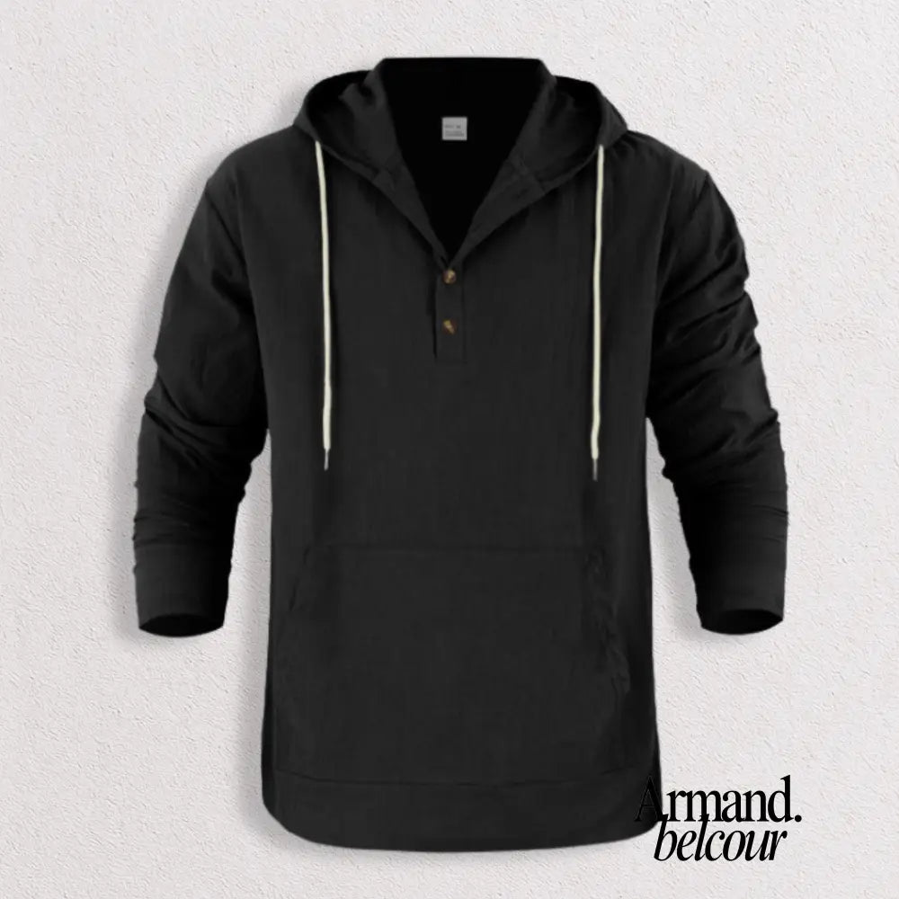 Liam | Chemise Élégante à Poche Negro / S