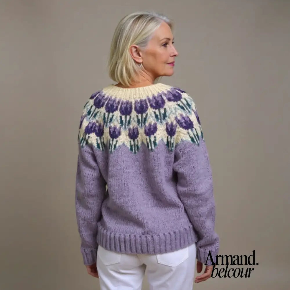 Lydia | Suéter de lana tejido a mano