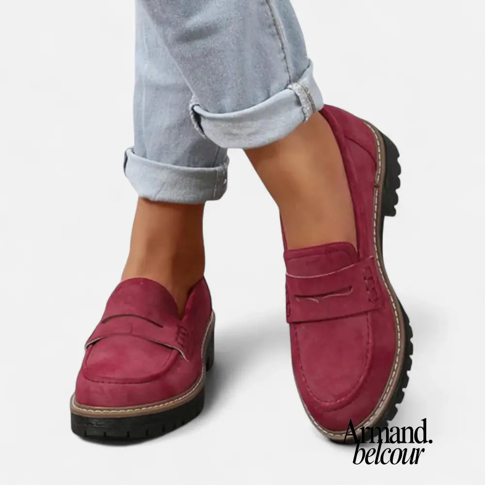 Madison | Zapatos elegantes de mujer Rojo / 36