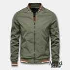 Marc | Chaqueta bomber impermeable Verde Militar / XS