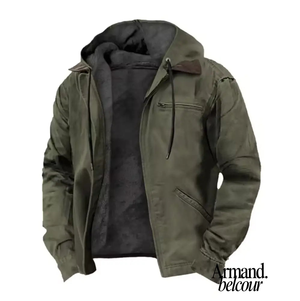 Martín | Chaqueta vintage clásica y elegante con forro Verde / S Jacket