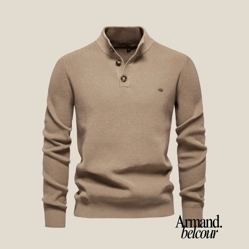 Maurice | Suéter para hombre elegante y atemporal para cualquier ocasión Caqui / S