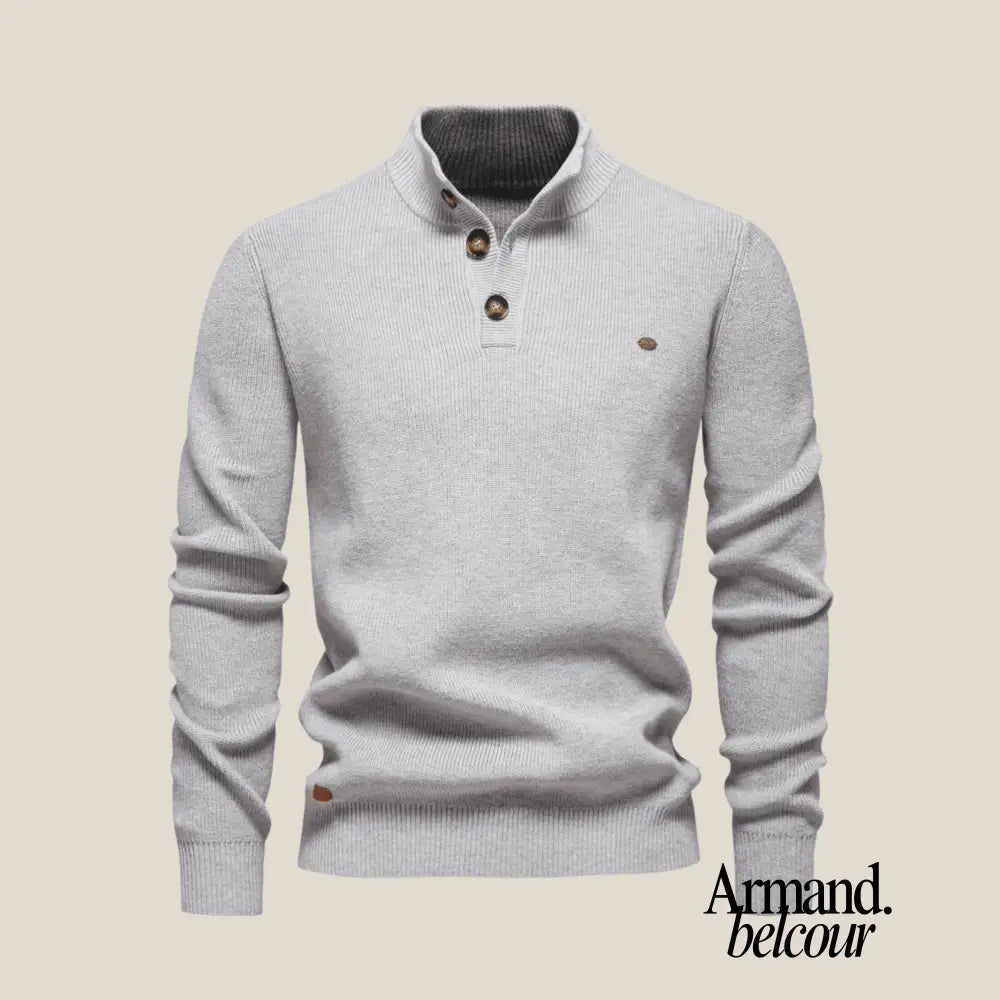 Maurice | Suéter para hombre elegante y atemporal para cualquier ocasión Gris claro / S