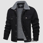 Max | Chaqueta de terciopelo cómoda Negro / S