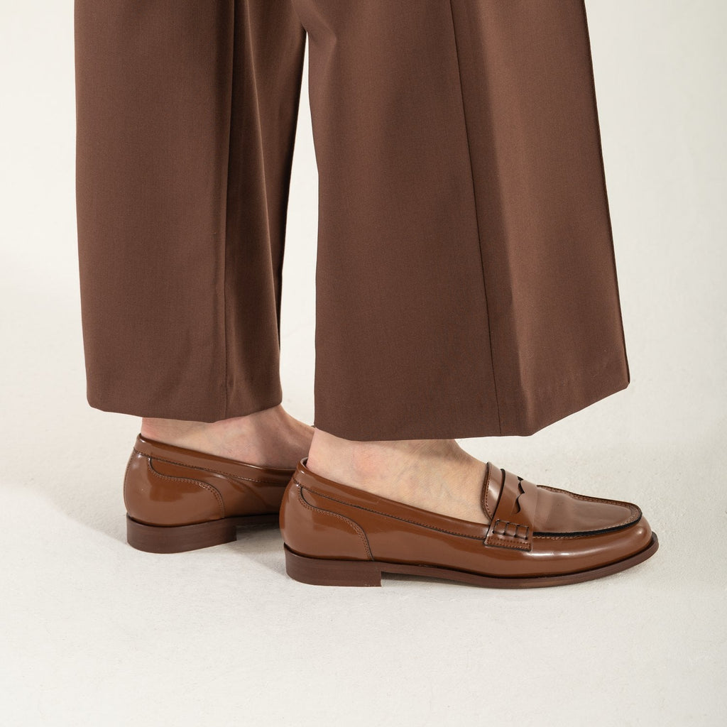 Caprell | Mocasines de piel marrón